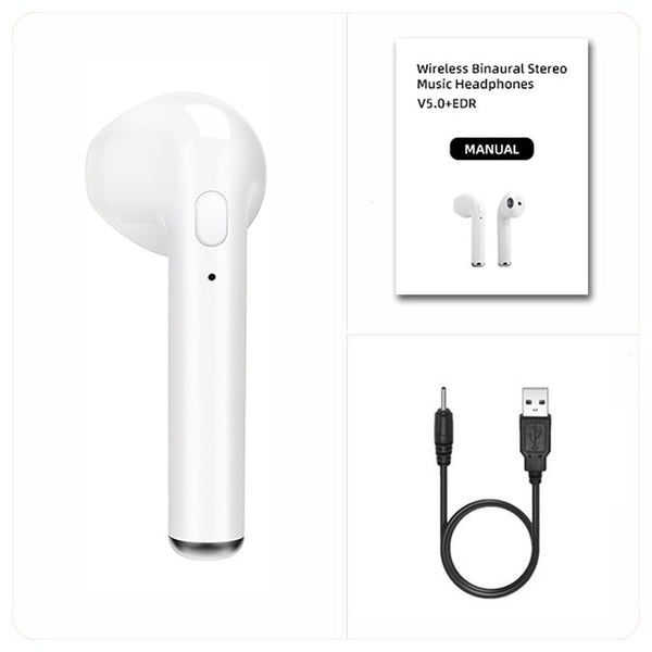 i7s TWS Wireless headphones Bluetooth headset mini earpieces sport earbuds in ear music Earphones Works on all smartphones phone