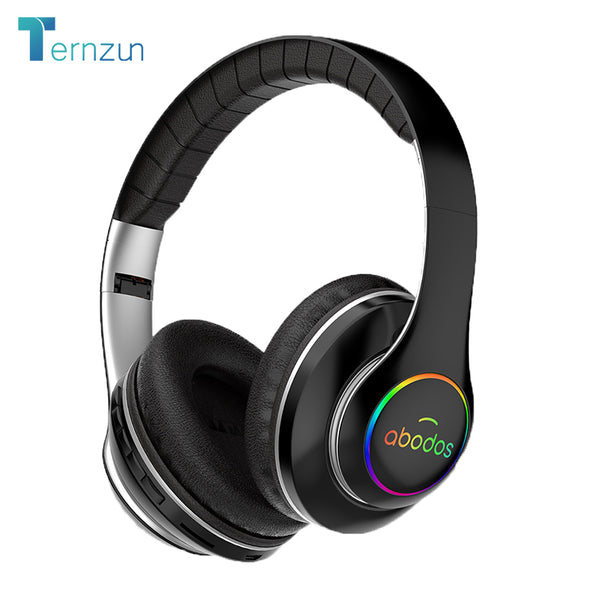 1000mAh battery wireless headset 20H Playtime Bluetooth Headphone Foldable LED Light 3D stereo gaming Earphone 6 equalizer modes