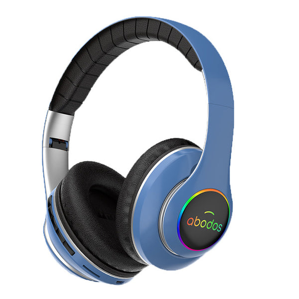 1000mAh battery wireless headset 20H Playtime Bluetooth Headphone Foldable LED Light 3D stereo gaming Earphone 6 equalizer modes