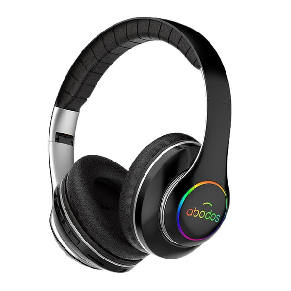 1000mAh battery wireless headset 20H Playtime Bluetooth Headphone Foldable LED Light 3D stereo gaming Earphone 6 equalizer modes