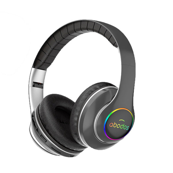1000mAh battery wireless headset 20H Playtime Bluetooth Headphone Foldable LED Light 3D stereo gaming Earphone 6 equalizer modes