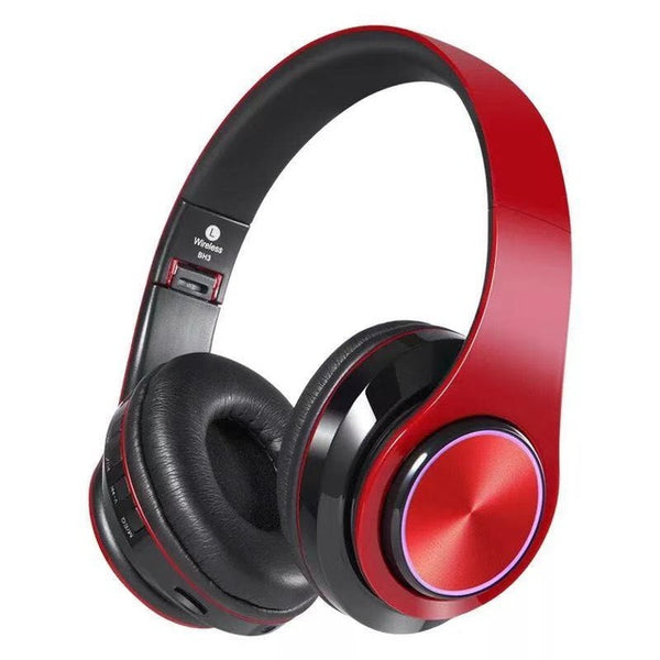 B39 bluetooth headphones wireless Portable Folding Support TF Card Built-in FM mp3 player With LED Colorful Breathing Lights