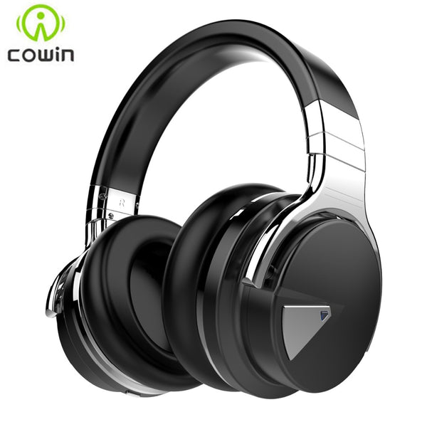 Cowin E-7 Active Noise Cancelling Wireless Bluetooth Headphones Deep bass Stereo Bluetooth  Headset with Microphone for phone